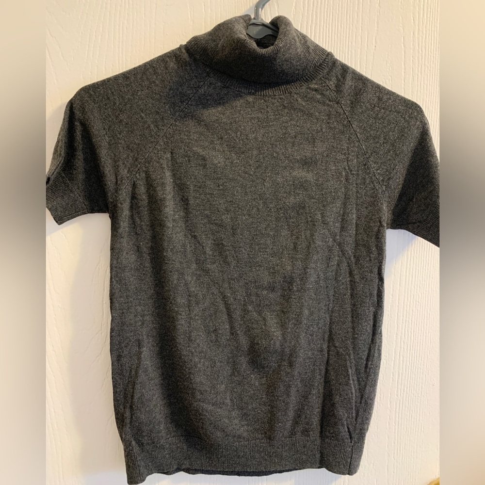 Mango short sleeve turtle neck sweater